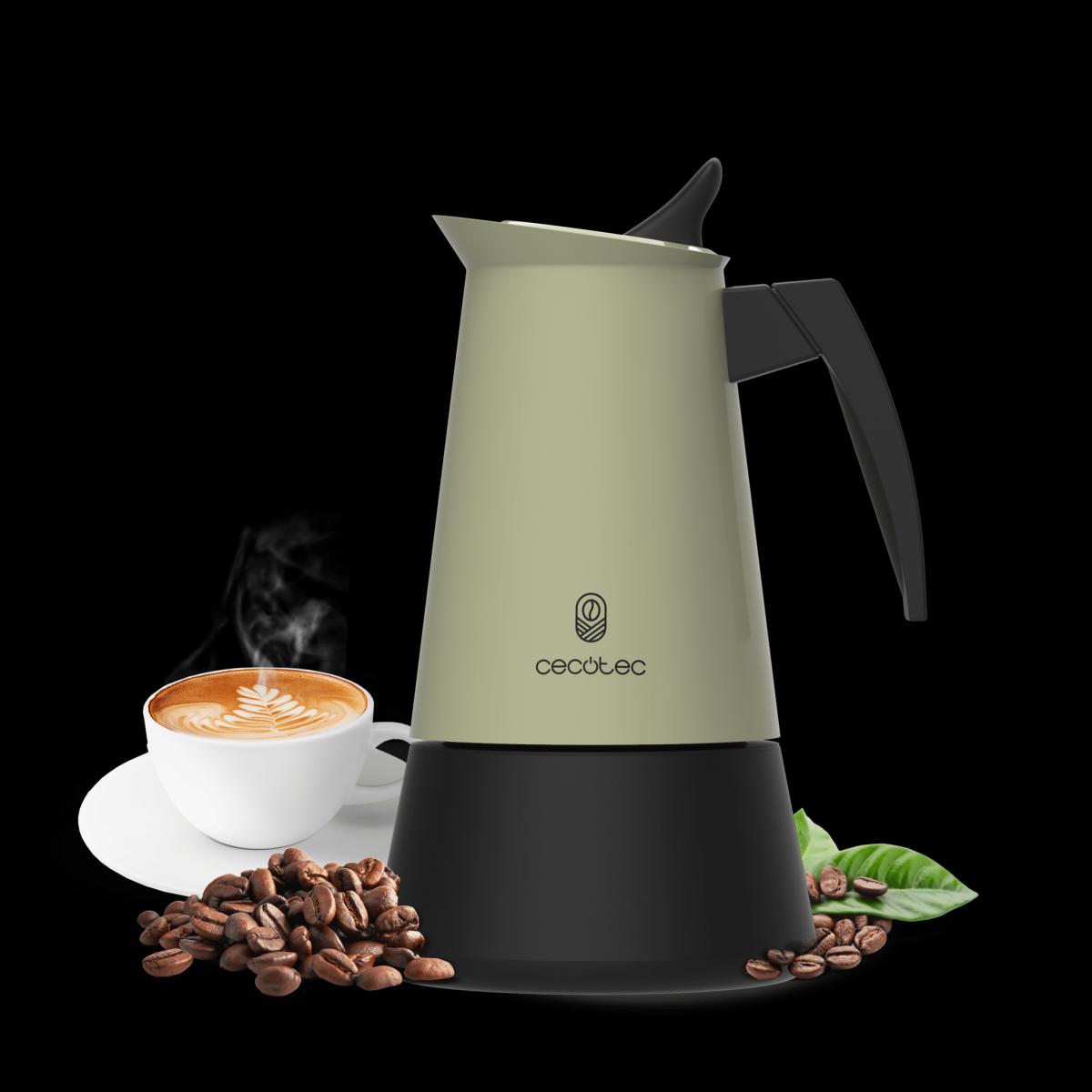 Cecotec Cafeteras italianas Piccolina 200 Green