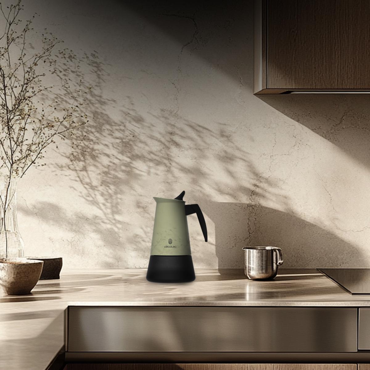 Cecotec Cafeteras italianas Piccolina 600 Green