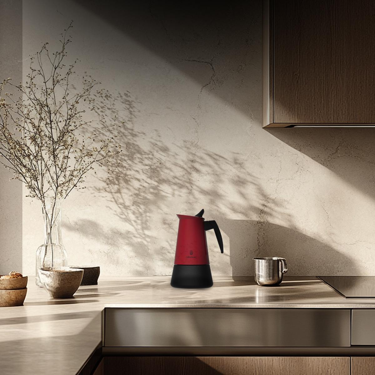 Cecotec Cafeteras italianas Piccolina 200 Red