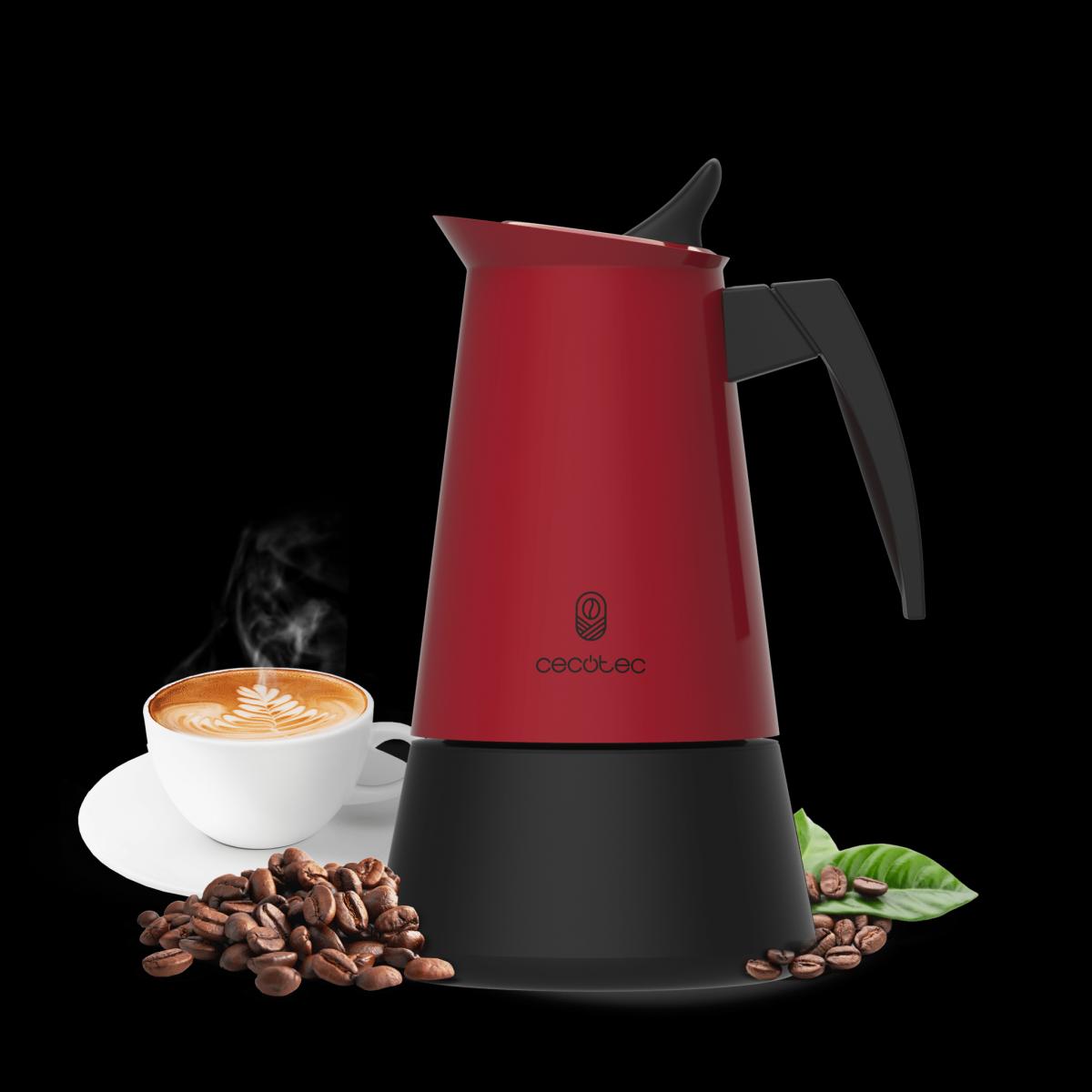 Cecotec Cafeteras italianas Piccolina 600 Red