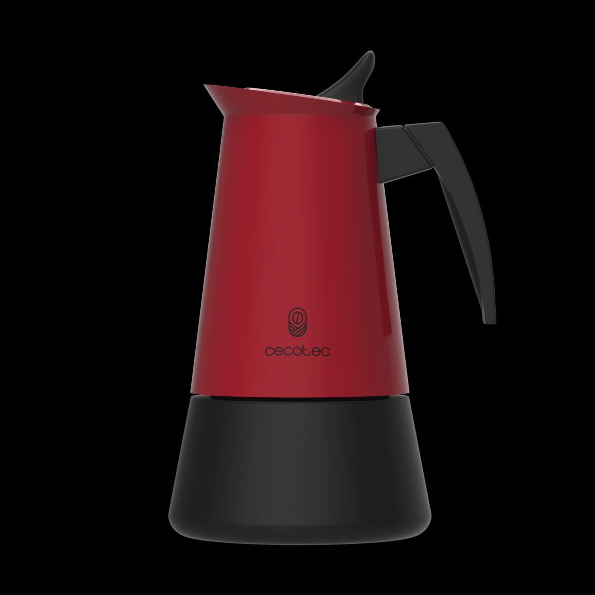Cecotec Cafeteras italianas Piccolina 600 Red