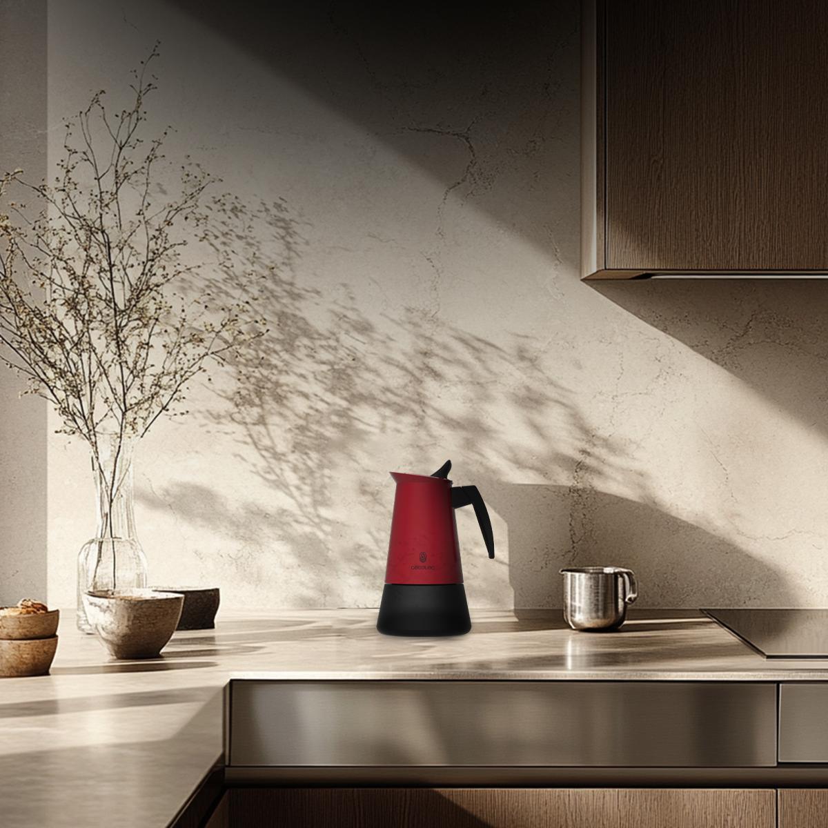 Cecotec Cafeteras italianas Piccolina 600 Red