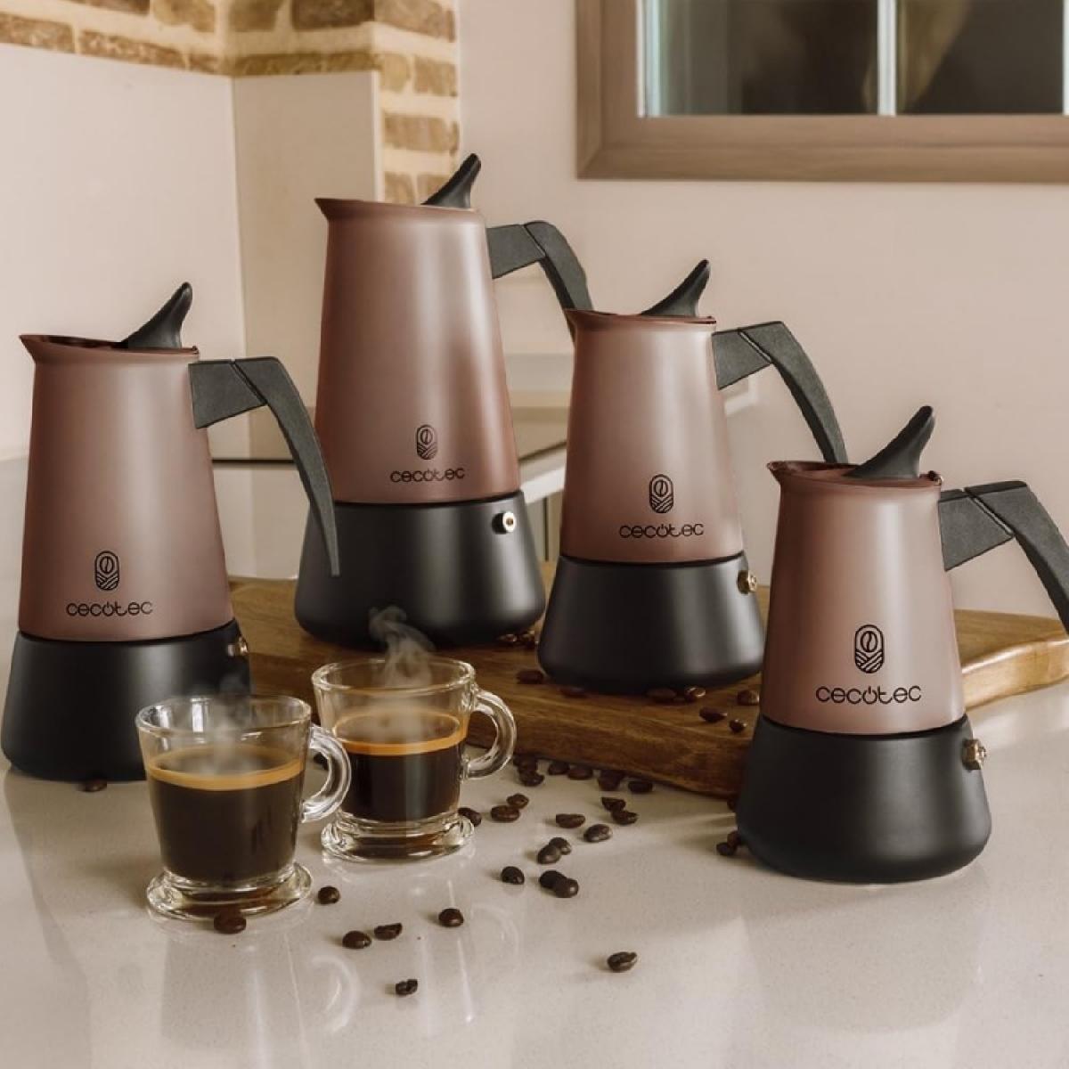 Cecotec Cafeteras italianas Piccolina 200 Bronze