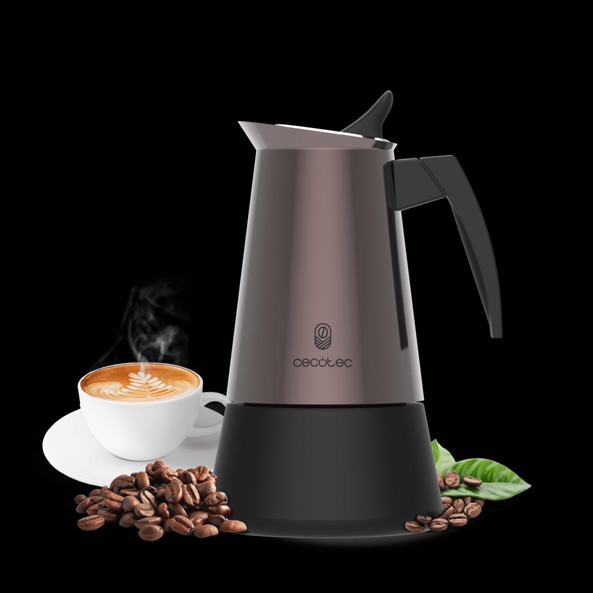 Cecotec Cafeteras italianas Piccolina 600 Bronze