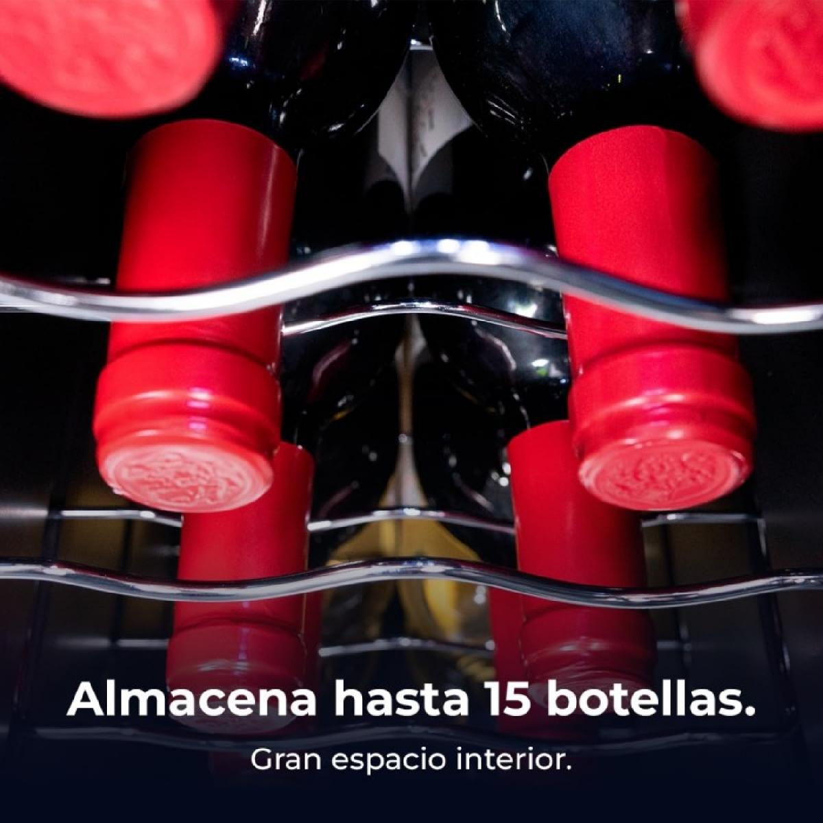 Cecotec Vinotecas Bolero GrandSommelier 1550 Black Compressor