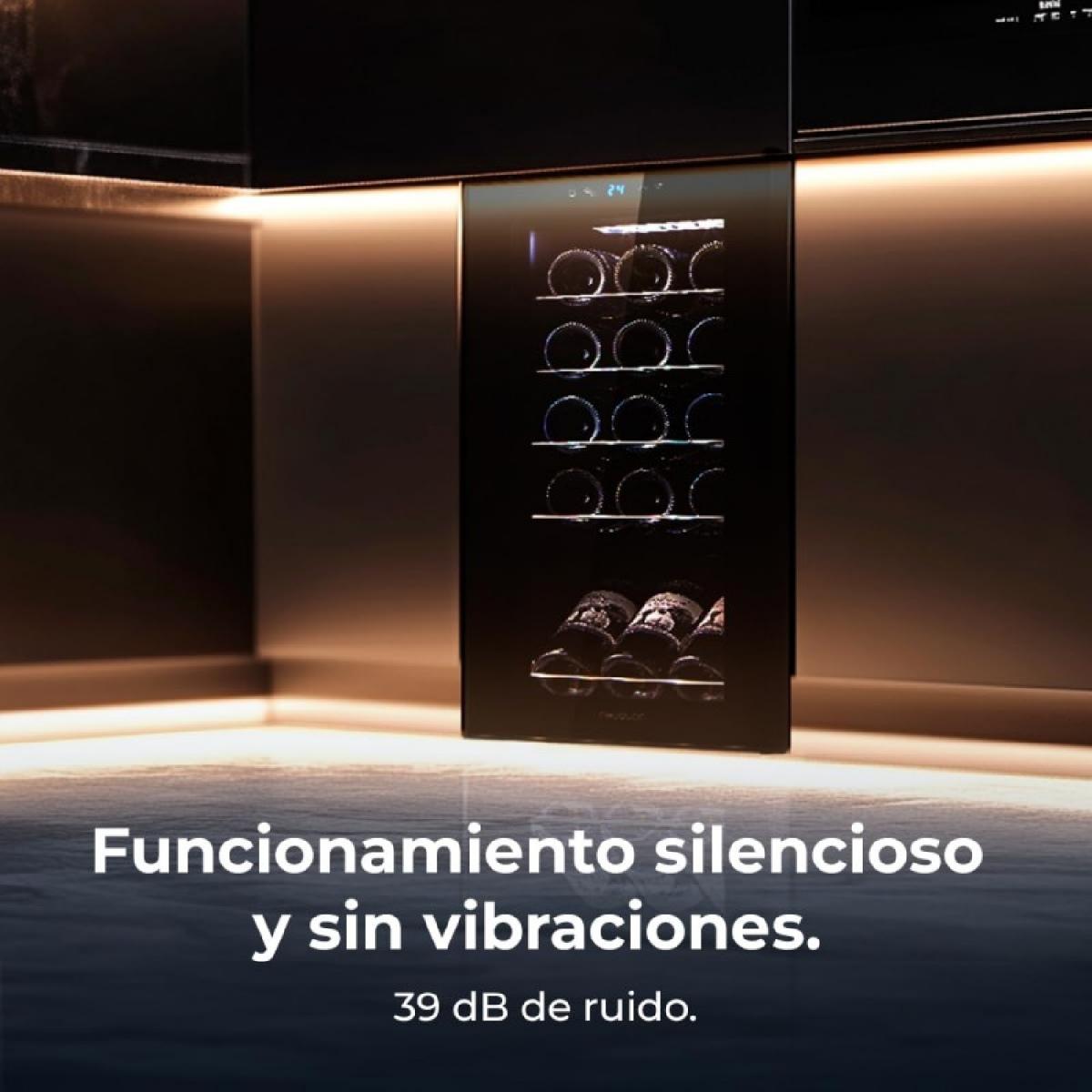 Cecotec Vinotecas Bolero GrandSommelier 1550 Black Compressor