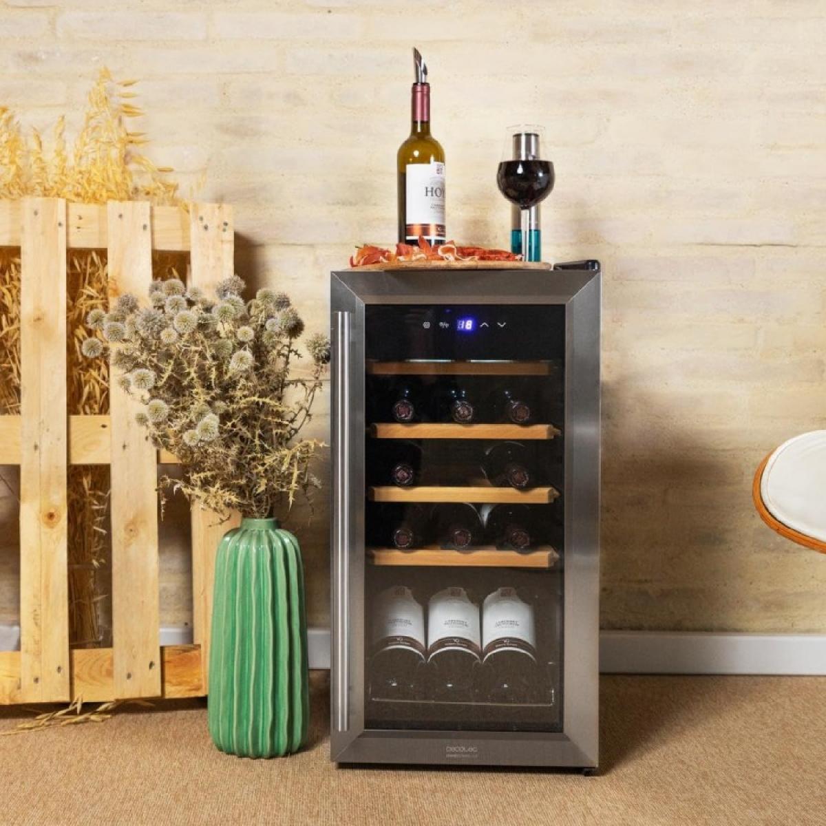 Cecotec Vinotecas Bolero GrandSommelier 1550 Inox Compressor