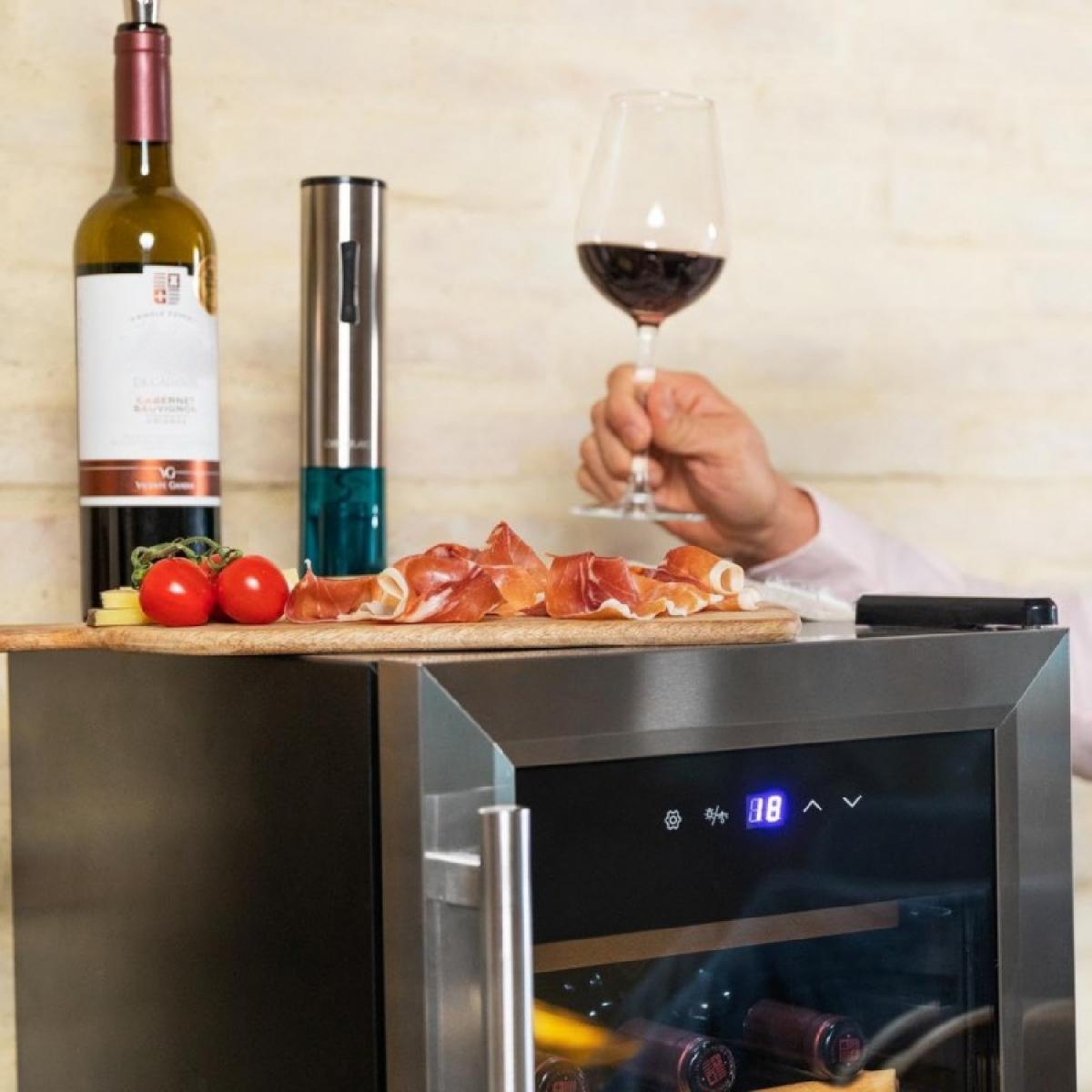 Cecotec Vinotecas Bolero GrandSommelier 1550 Inox Compressor