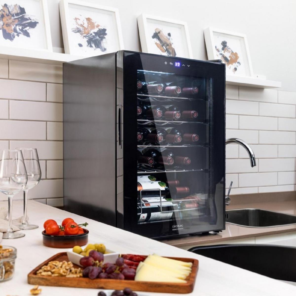 Cecotec Vinotecas Bolero GrandSommelier 2050 Black Compressor