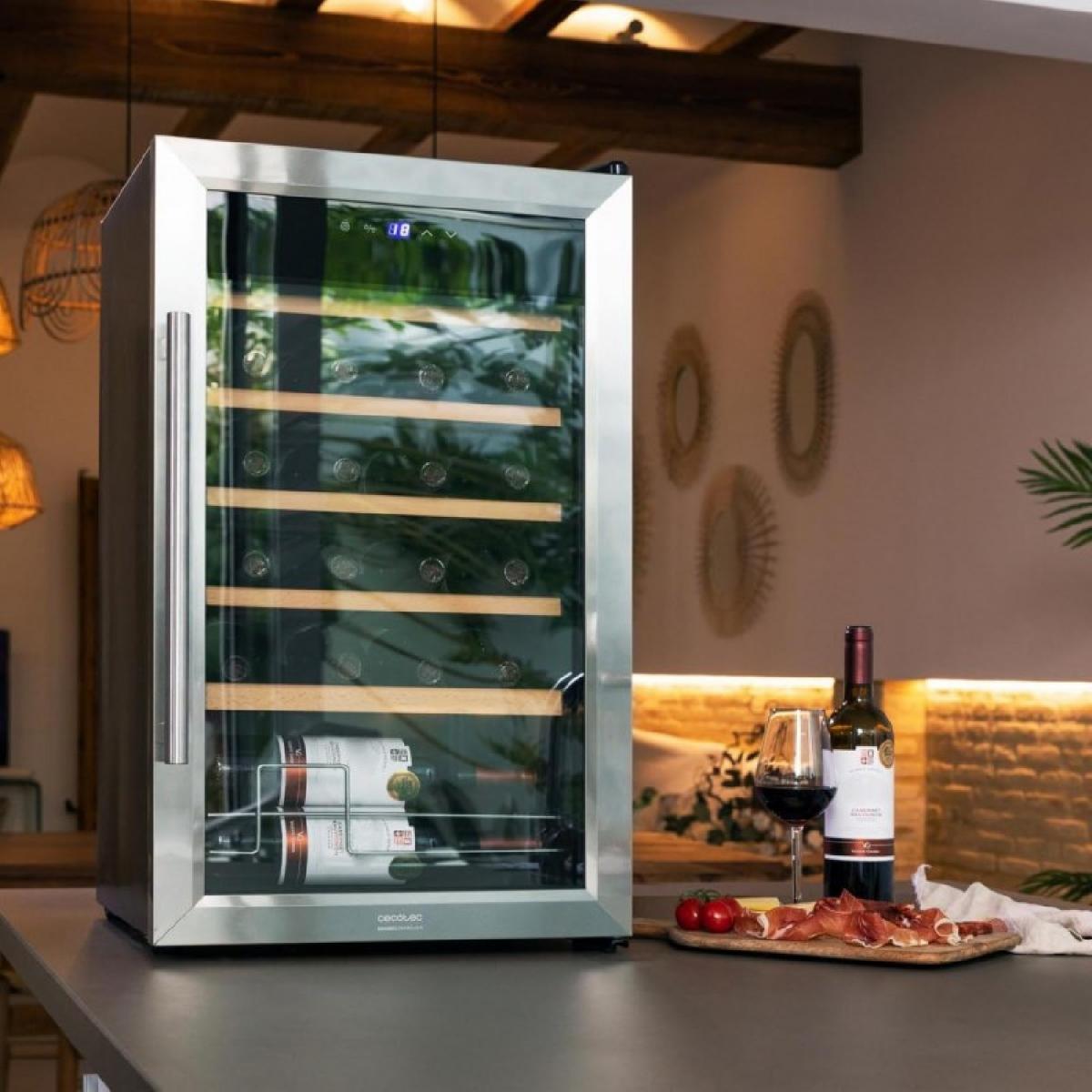 Cecotec Vinotecas Bolero GrandSommelier 2450 Inox Compressor