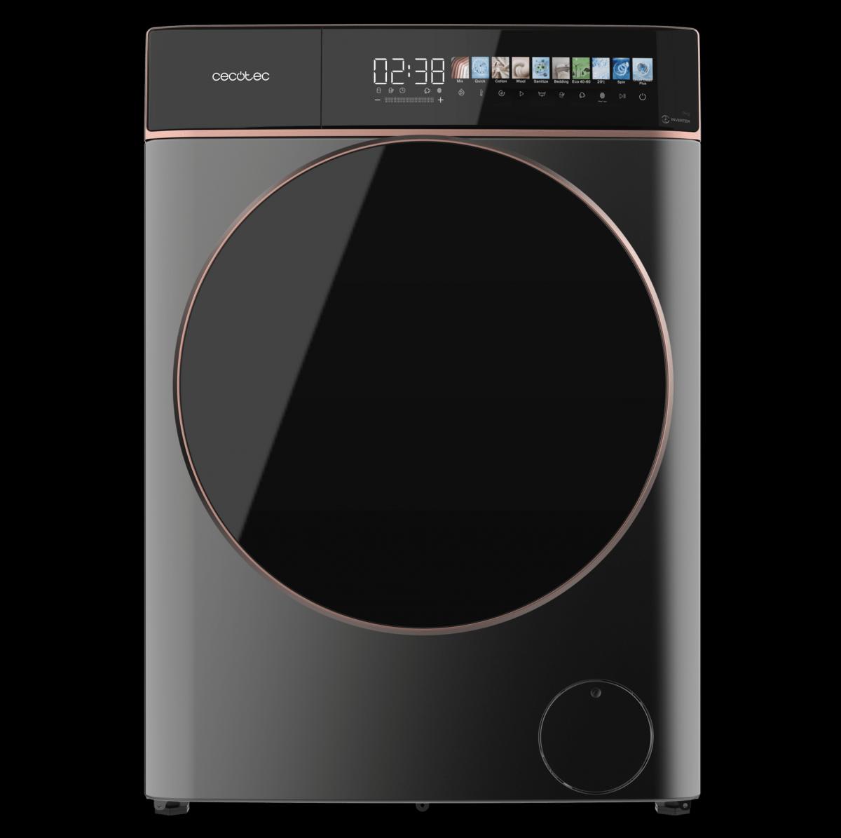 Cecotec Lavadoras de carga frontal Bolero DressCode 9900 Inverter FullColor Steel A