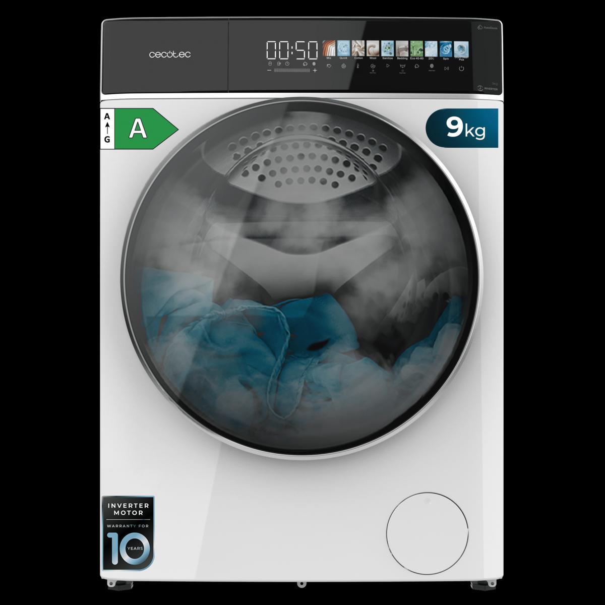 Cecotec Lavadoras autodosis Bolero DressCode 9900 Autodose Inverter FullColor A