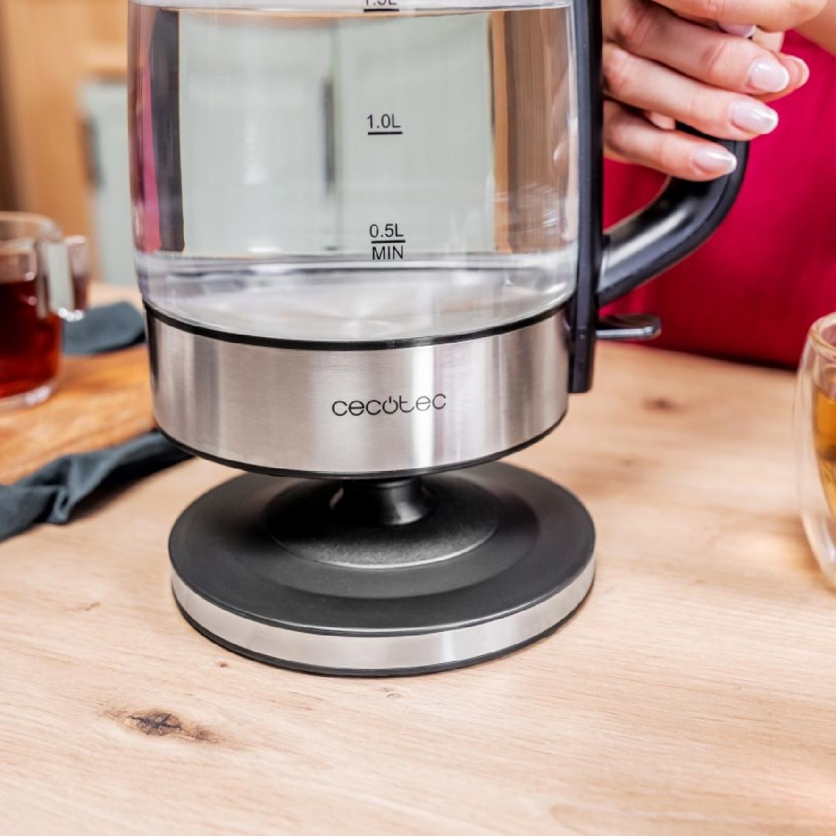 Cecotec Hervidores de agua ThermoSense 340 Clear