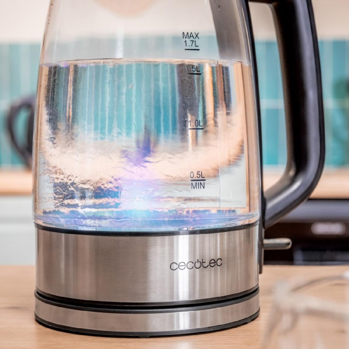 Cecotec Hervidores de agua ThermoSense 340 Clear