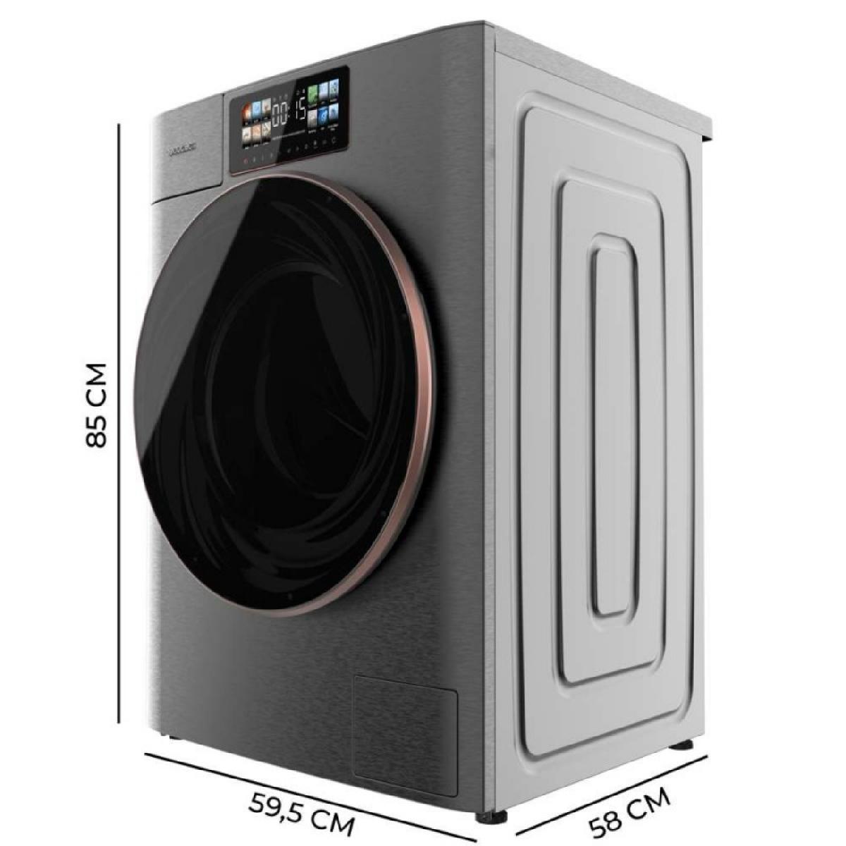 Cecotec Lavadoras autodosis Bolero DressCode 9950 Autodose Inverter 3D Steel A