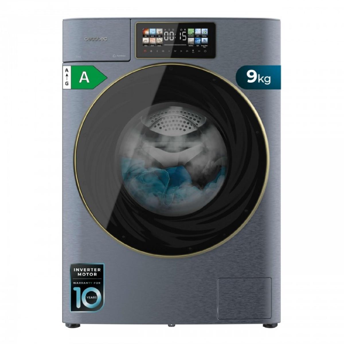 Cecotec Lavadoras autodosis Bolero DressCode 9950 Autodose Inverter 3D Ice Blue A
