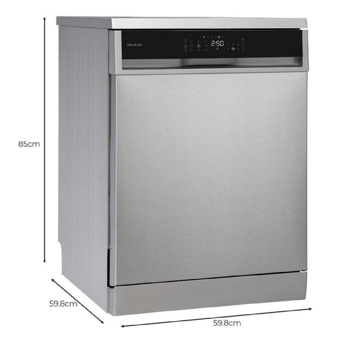 Cecotec Lavavajillas 60 CM Bolero Aguazero 6800 Inox A