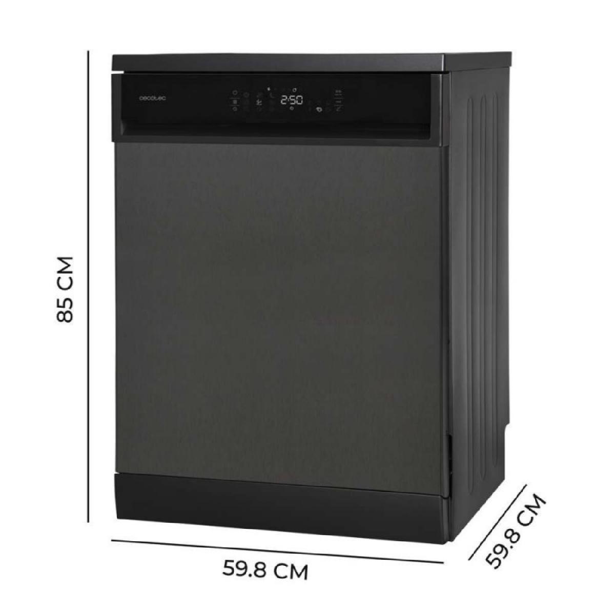 Cecotec Lavavajillas 60 CM Bolero Aguazero 6800 Dark A