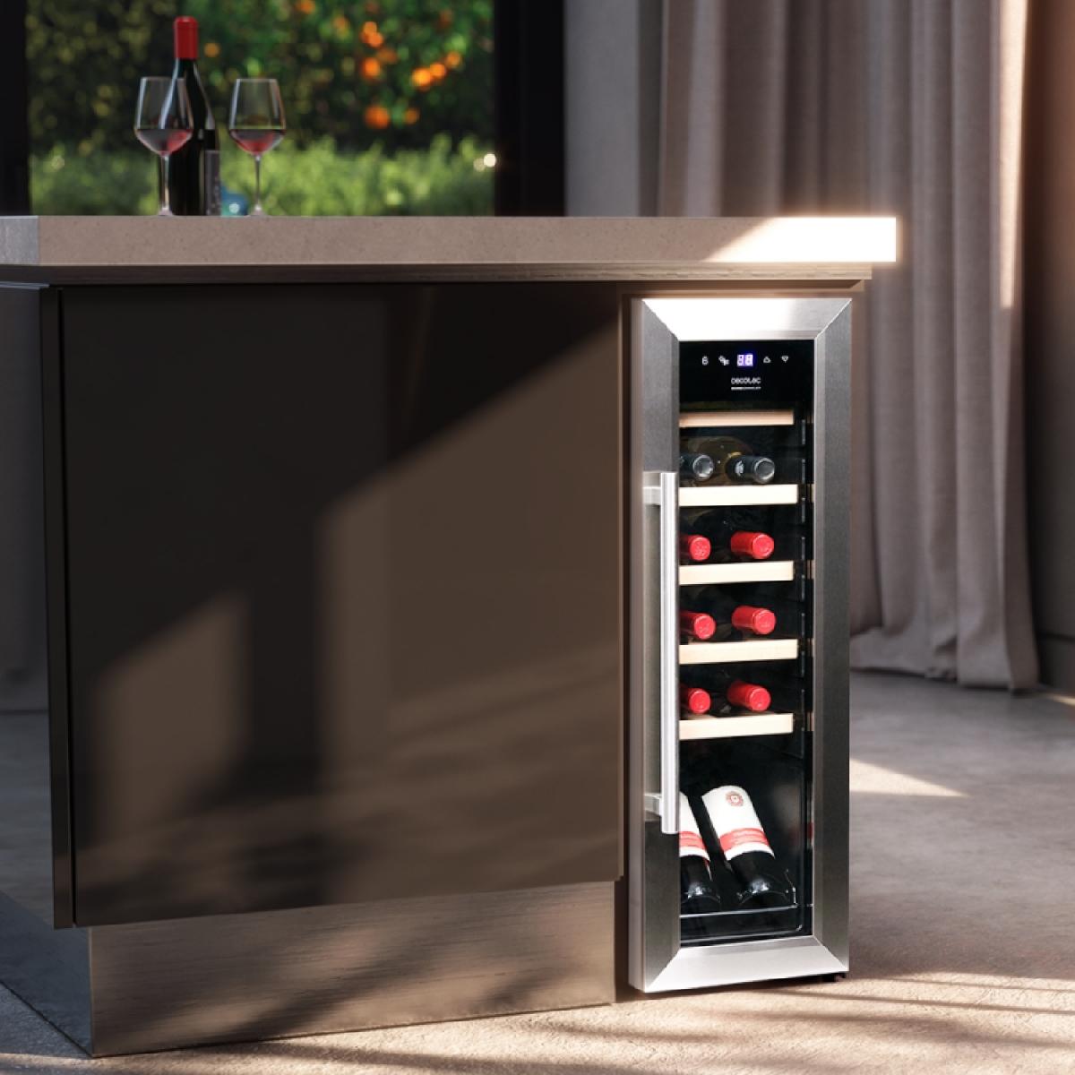 Cecotec Vinotecas Bolero GrandSommelier 1250 CoolWood Compressor