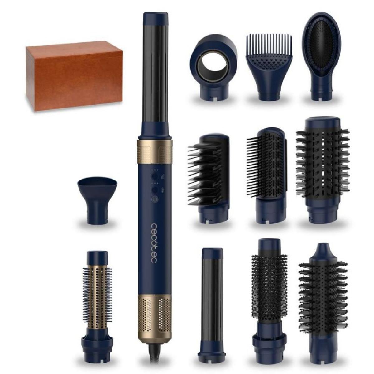Cecotec Cepillos de aire Bamba CeramicCare 12in1 AirGlam Blue