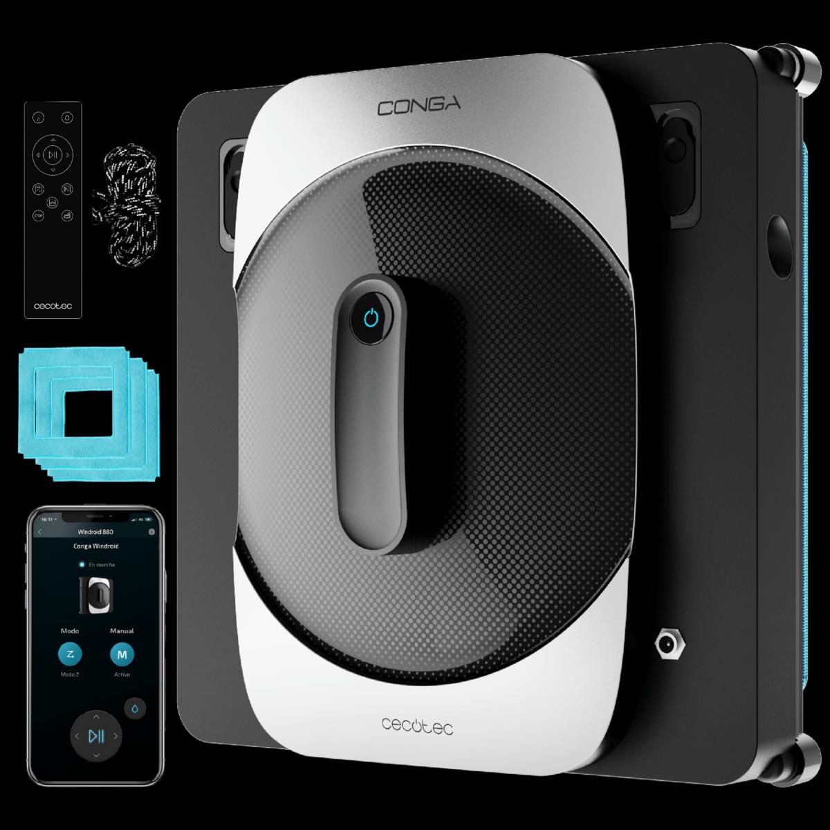 Cecotec Robots limpiacristales Conga Windroid 1290 DoubleSpray Connected T