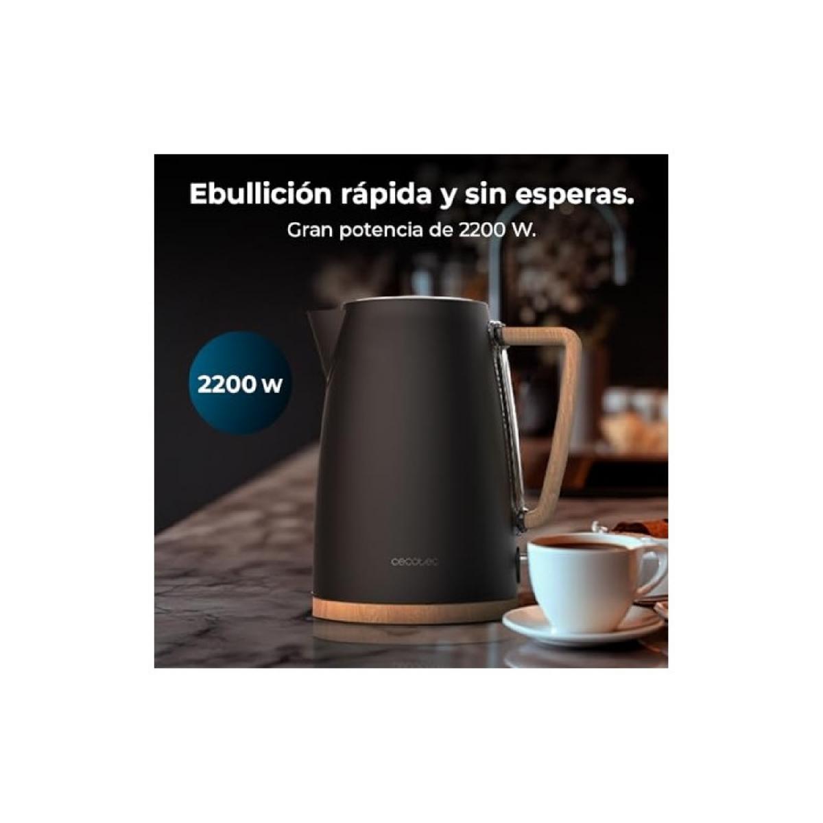 Cecotec Hervidores de agua ThermoSense 200 Woody
