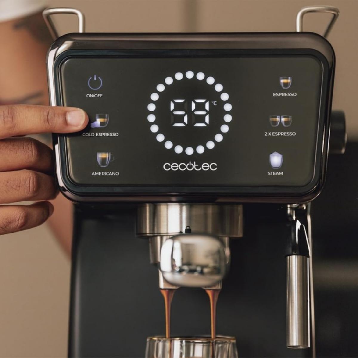 Cecotec Cafeteras express Power Espresso Touch ColdBrew