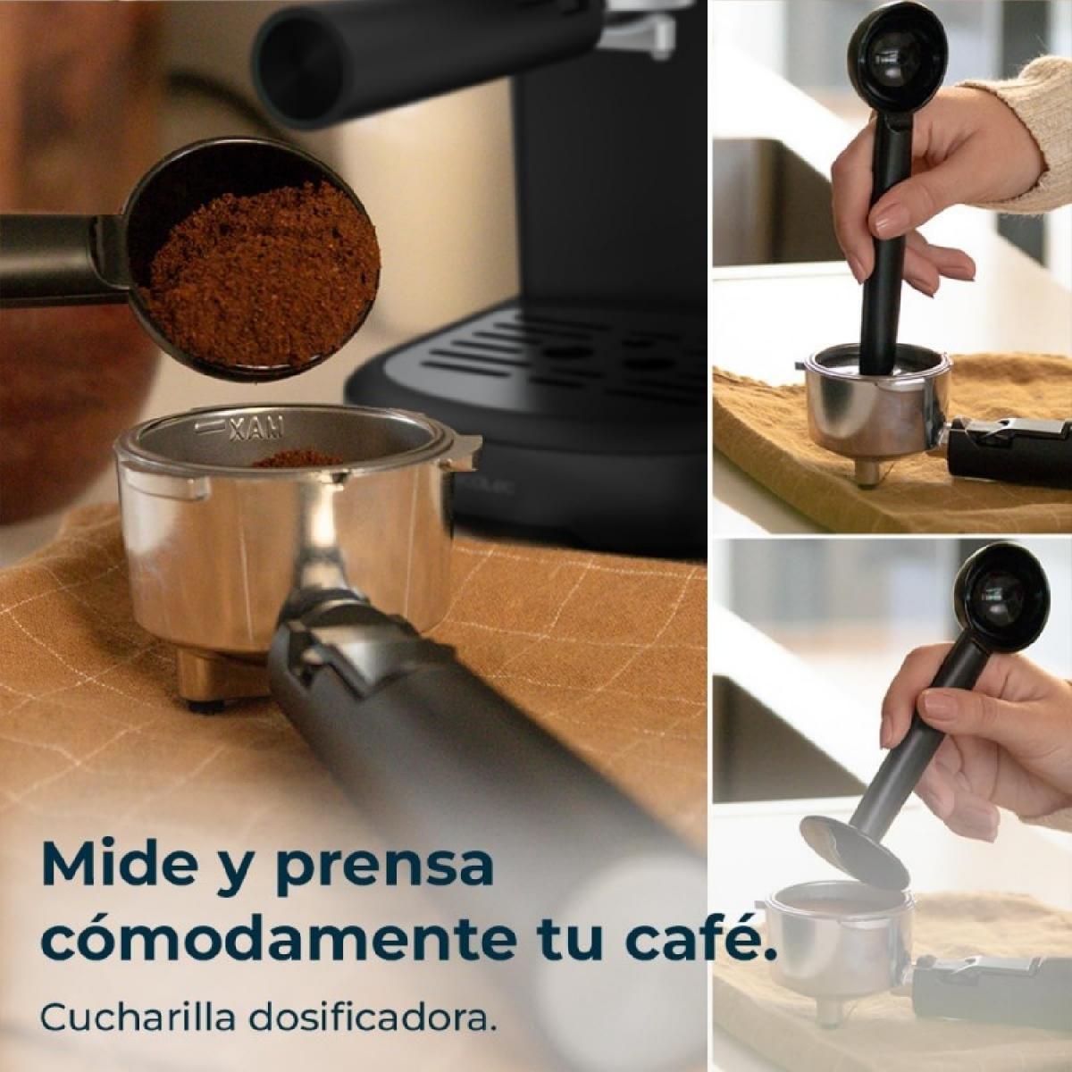 Cecotec Cafeteras express Power Espresso 20 Pecan Steel