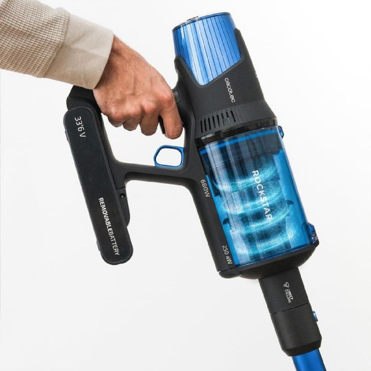 Cecotec Aspiradores verticales BLDC Conga Rockstar 8500 Infinity ErgoWet Animal Turbo T