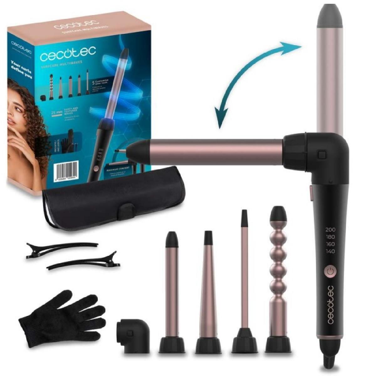 Cecotec Rizadores de pelo manuales cable SurfCare MultiWaves