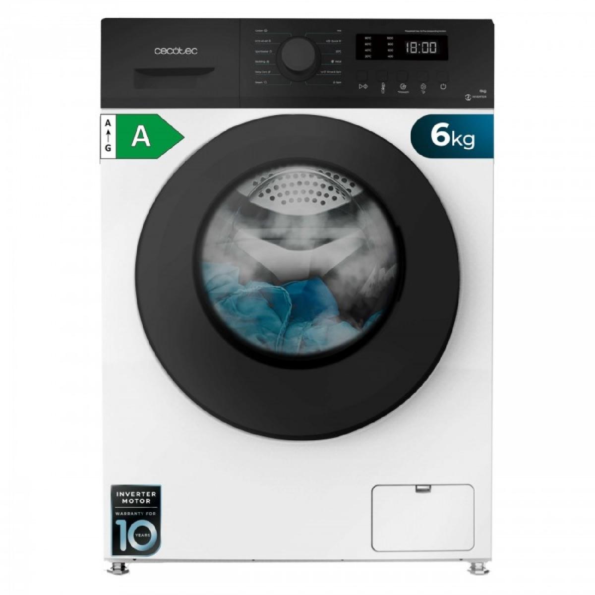 Cecotec Lavadoras de carga frontal Bolero DressCode 6150 Inverter A
