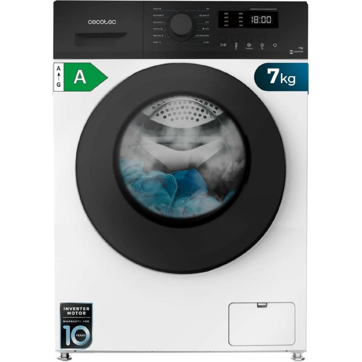 Cecotec Lavadoras de carga frontal Bolero DressCode 7150 Inverter A