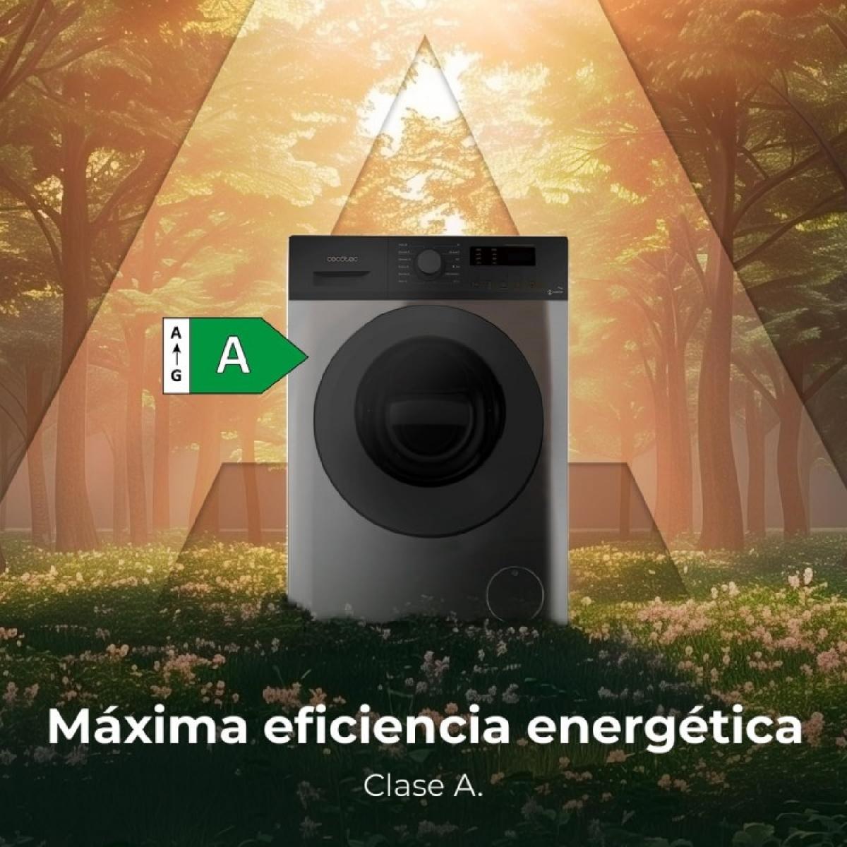 Cecotec Lavadoras de carga frontal Bolero DressCode 7150 Inverter Steel A