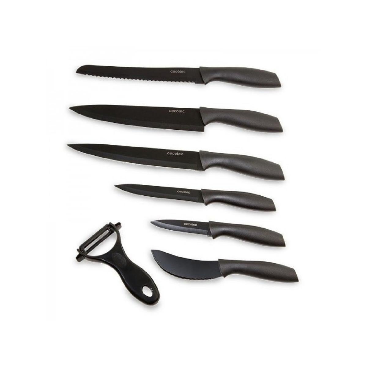 Cecotec Cuchillos Set 7 cuchillos titanium