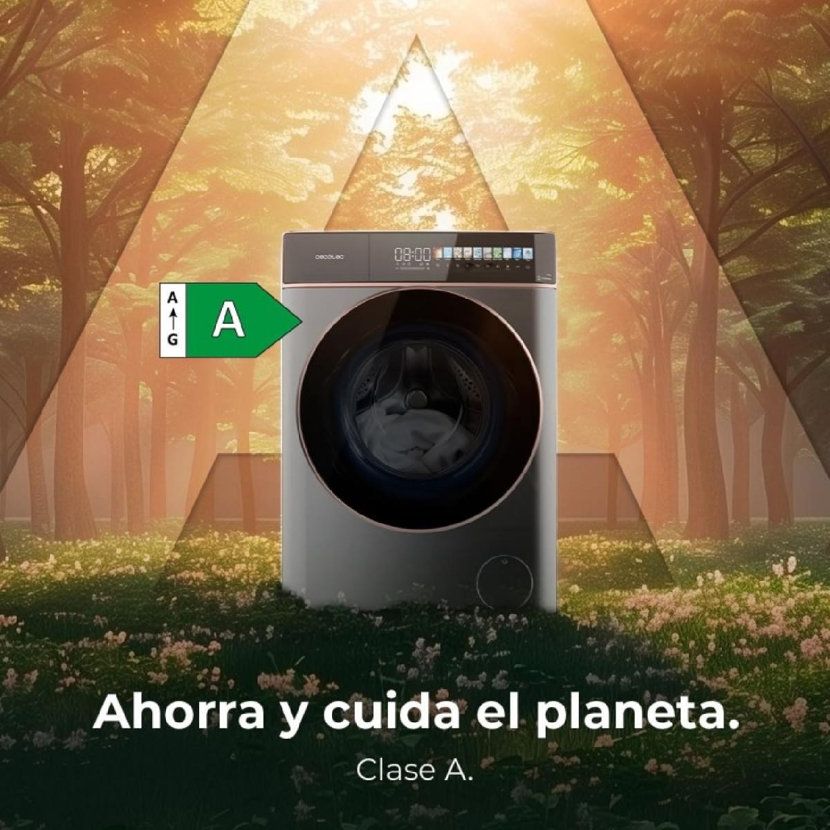 Cecotec Lavadoras autodosis Bolero DressCode 10900 Inverter FullColor Steel A