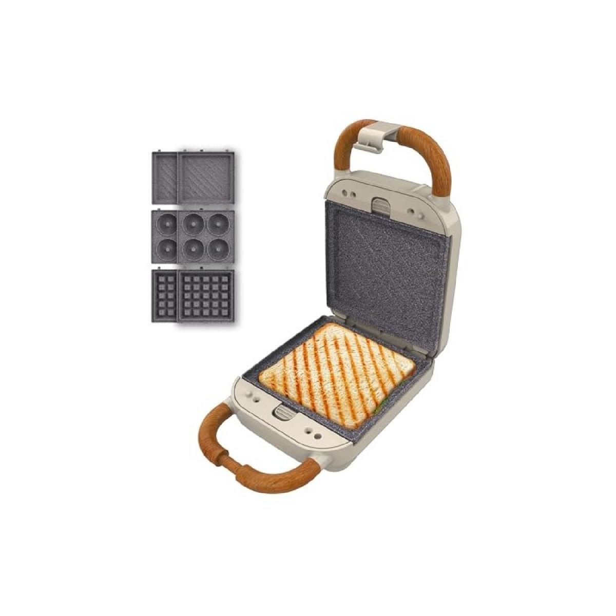 Cecotec Sandwicheras RocknToast Retro One Beige