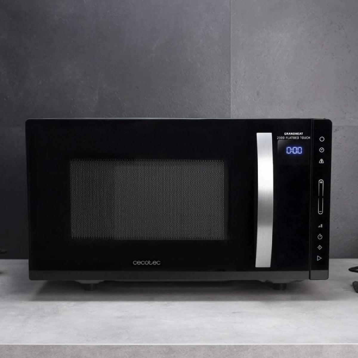 Cecotec Microondas sin plato Microondas Sin Plato Grandheat 2300 Flatbed Touch Black