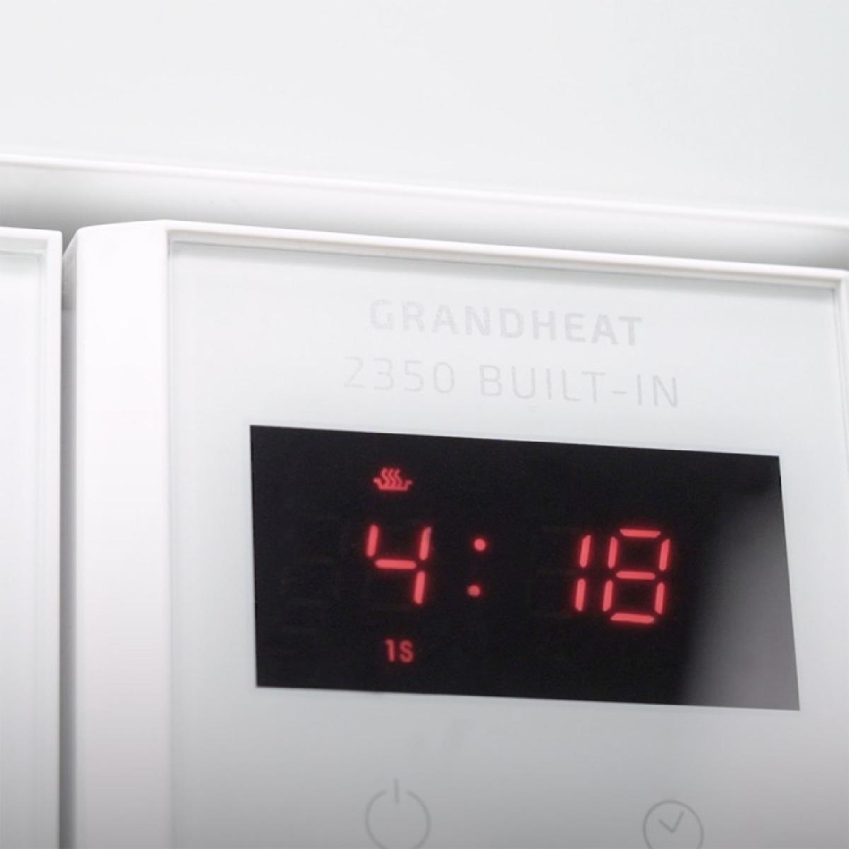 Cecotec Microondas encastrables con plato Microondas Encastrable Grandheat 2350 Built-In White