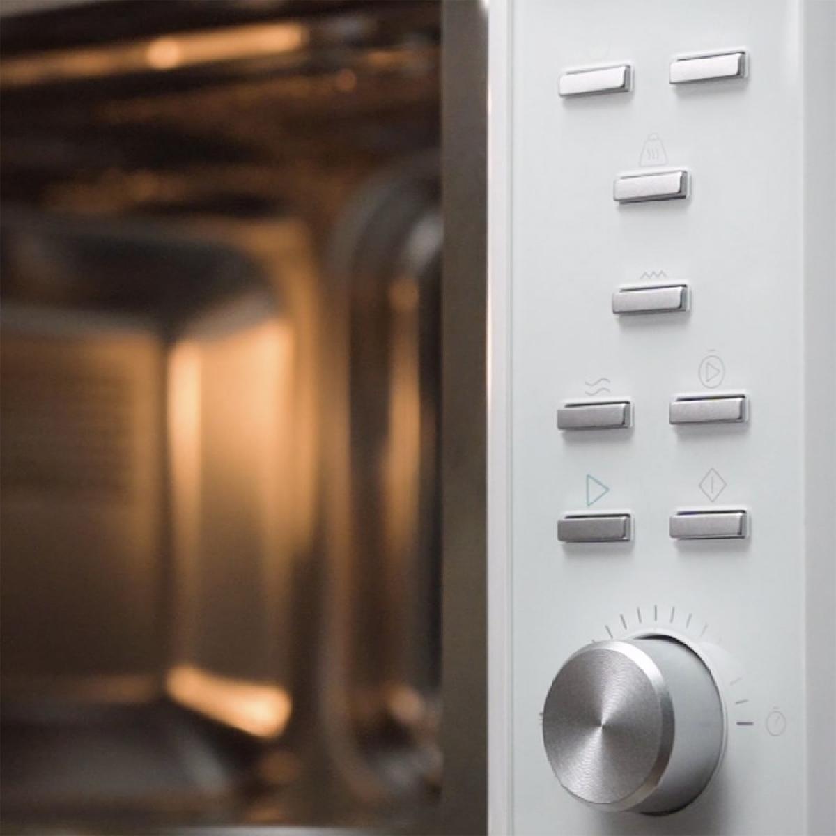Cecotec Microondas encastrables con plato Microondas Encastrable Grandheat 2350 Built-In White