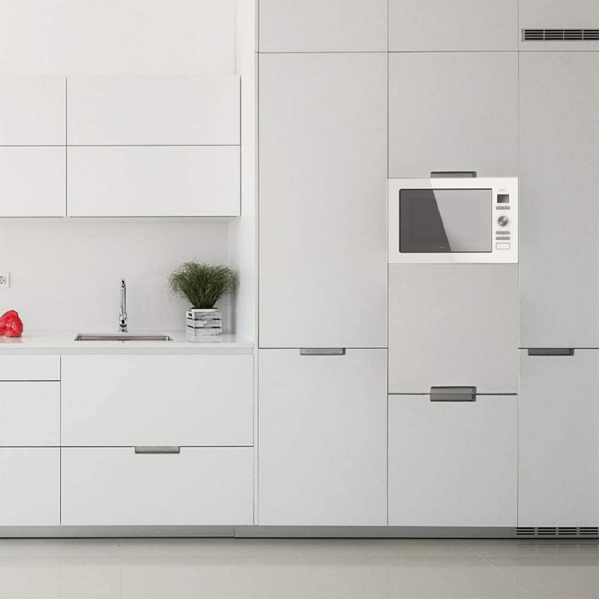 Cecotec Microondas encastrables con plato Microondas Encastrable Grandheat 2590 Built-In White