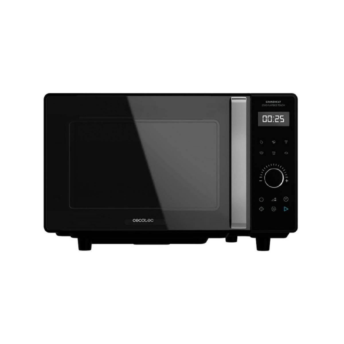 Cecotec Microondas sin plato Microondas Sin Plato Grandheat 2500 Flatbed Touch Black