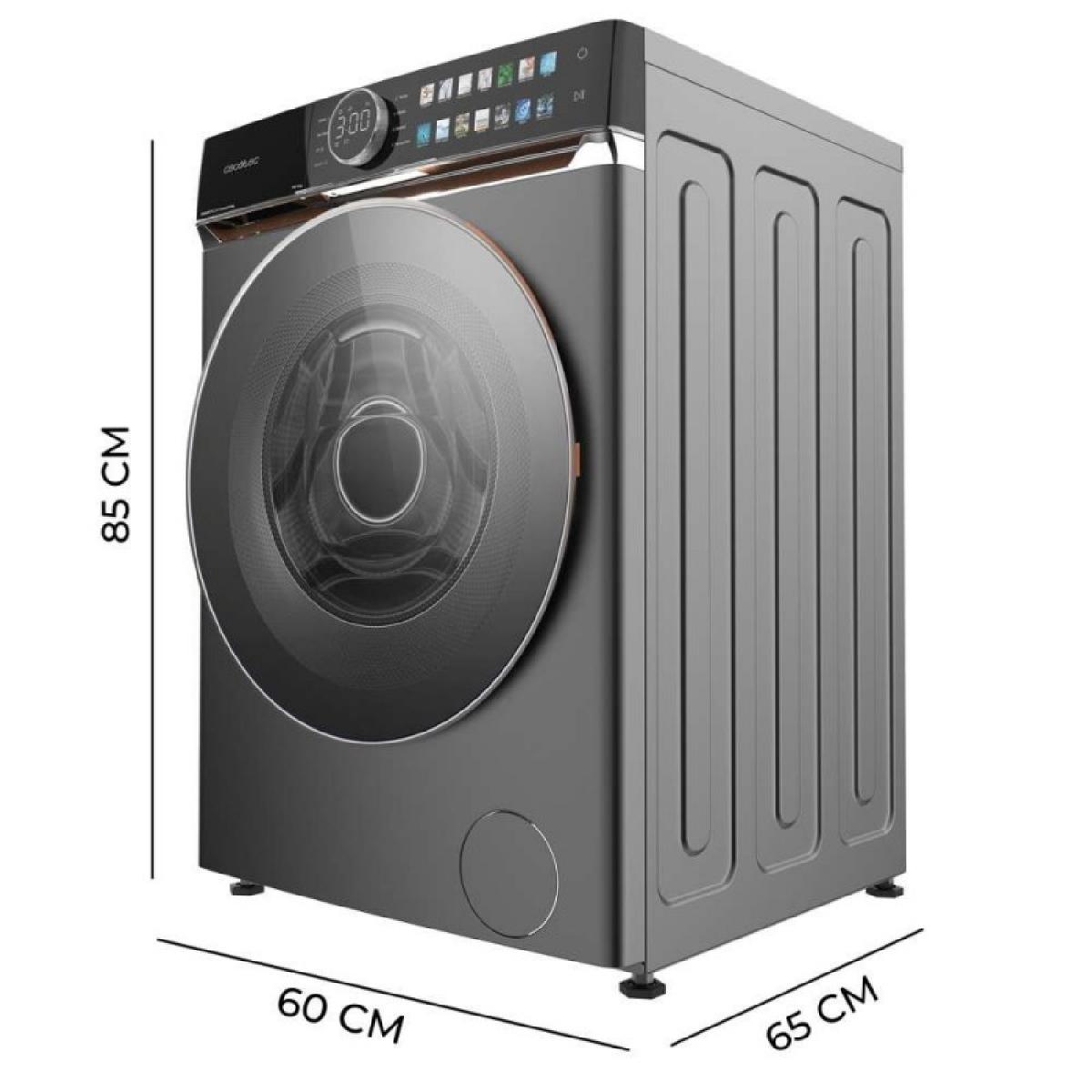 Cecotec Lavadoras de carga frontal Bolero DressCode 10980 Direct Drive Steel A