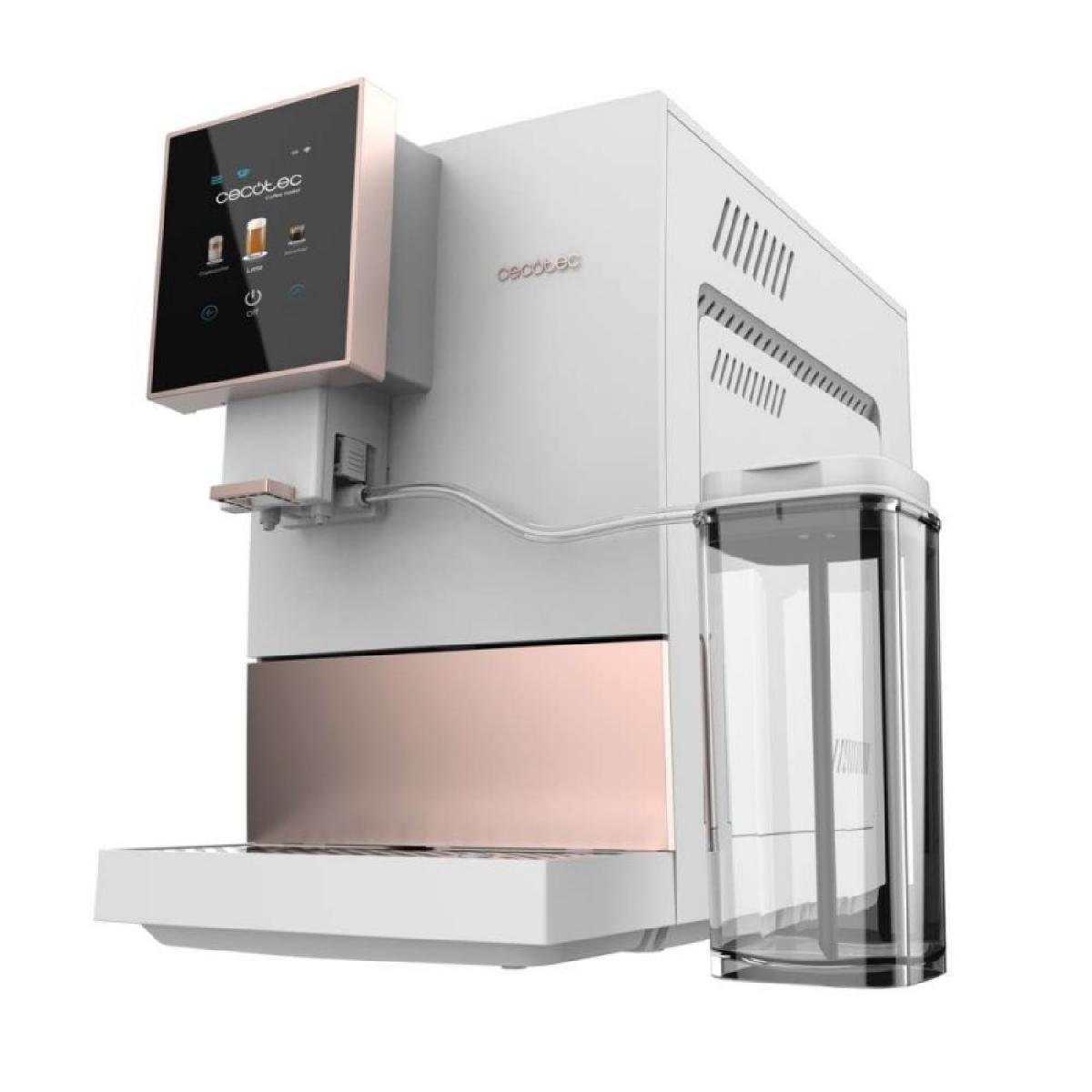 Cecotec Cafeteras superautomáticas Cremmaet Compactccino Connected White Rose