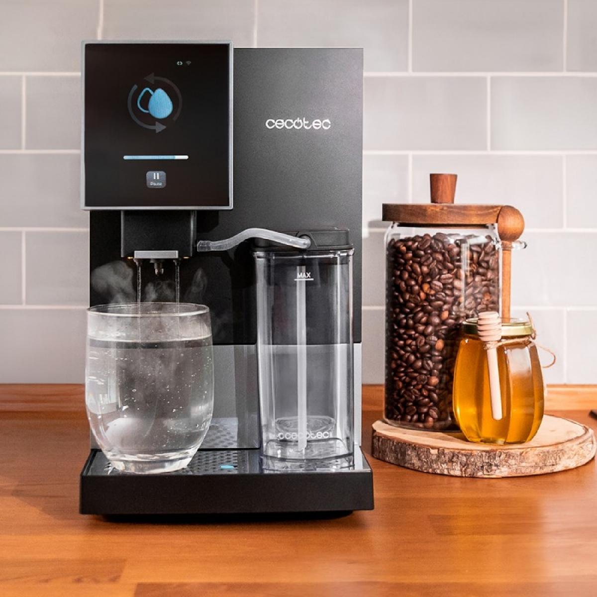 Cecotec Cafeteras superautomáticas Cremmaet Compactccino Connected Black Silver