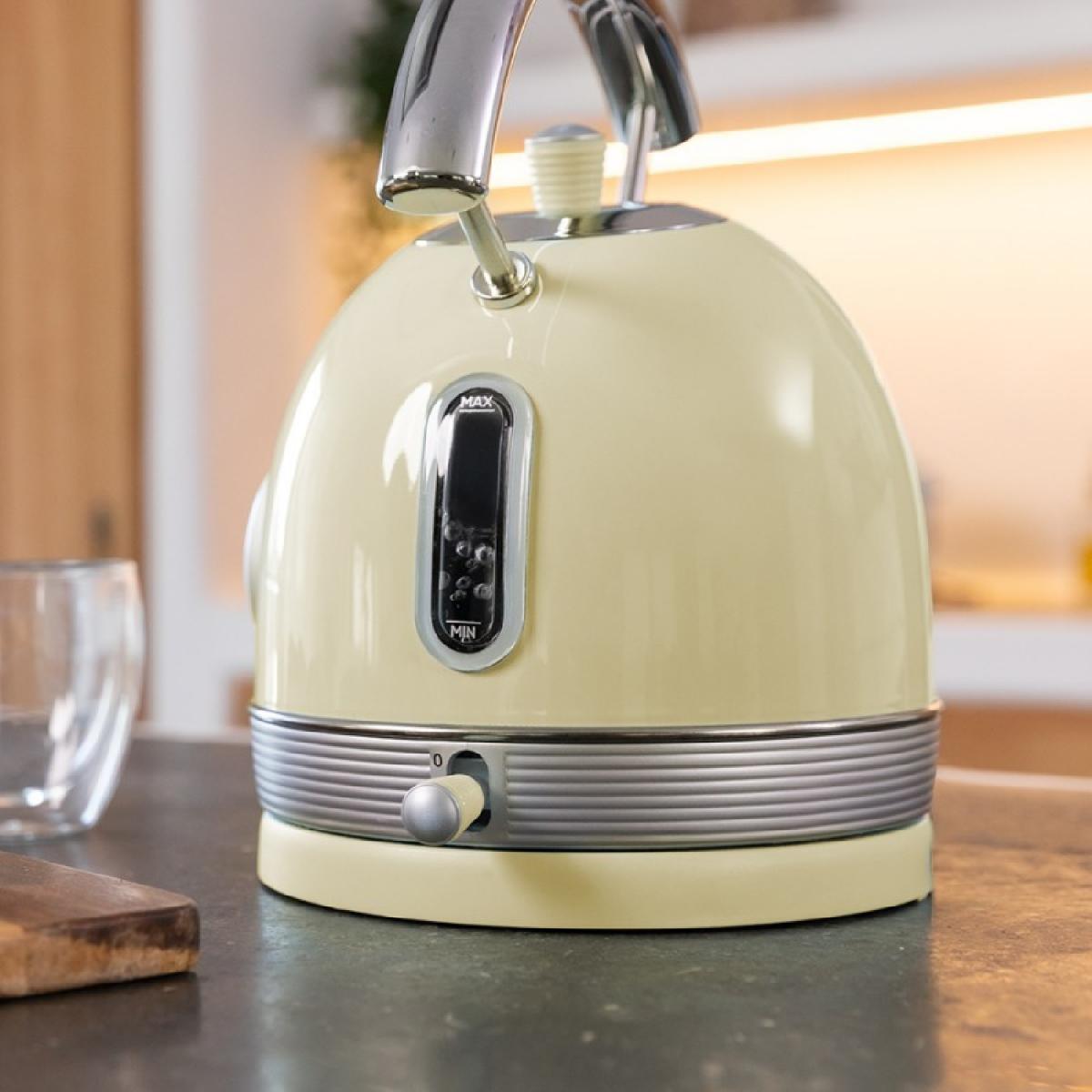 Cecotec Hervidores de agua Thermosense 420 Vintage Light Yellow