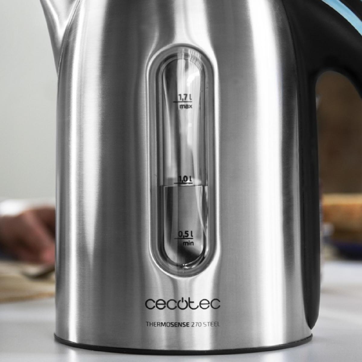 Cecotec Hervidores de agua Hervidor De Agua Thermosense 270 Steel
