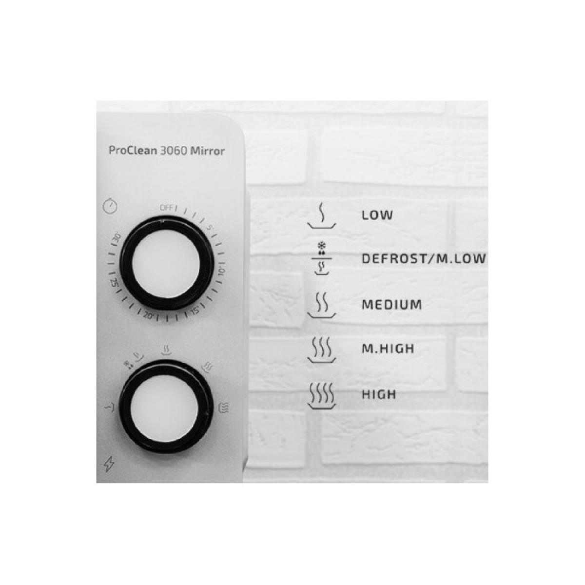 Cecotec Microondas solo Microondas 20L Proclean 3060 Mirror