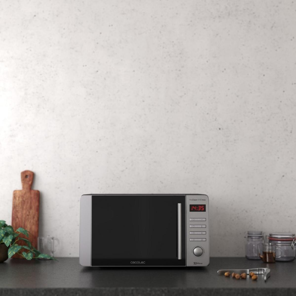 Cecotec Microondas con grill Microondas 20L Con Grill Proclean 5110 Inox