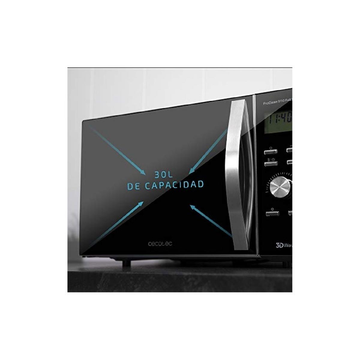 Cecotec Microondas con grill Microondas 30L Con Grill Proclean 9110 Full Inox