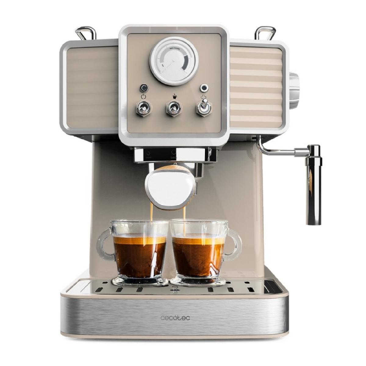 Cecotec Cafeteras express Cafetera express Power Espresso 20 Tradizionale Light Beige